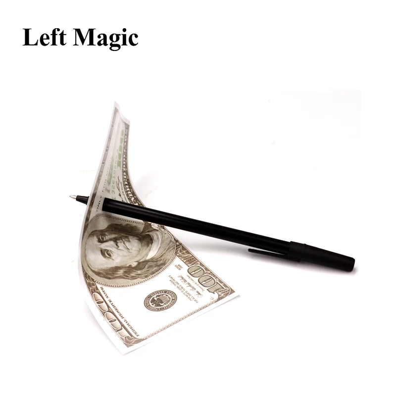 Шариковая ручка 1 шт./лот фирменная черная волшебная с переходом по купюре