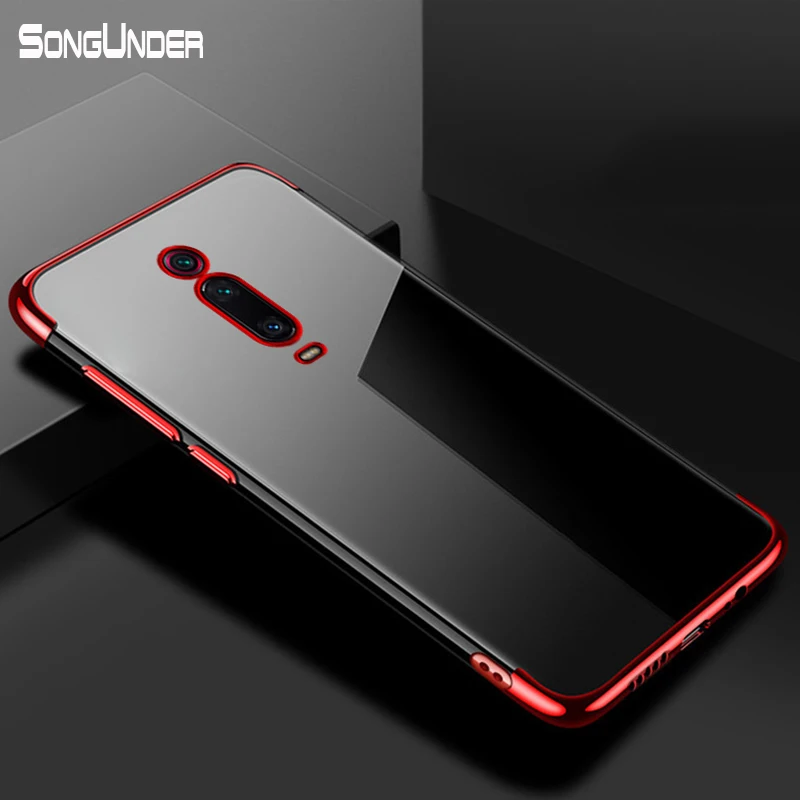 Чехол для телефона Xiaomi Mi 9 T роскошный мягкий прозрачный чехол с покрытием Pro Mi9T Redmi