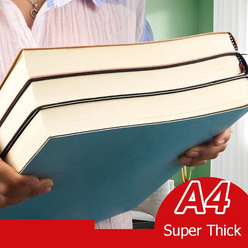 Супертолстый блокнот А4 для студентов милый ретро креативные Канцтовары 416