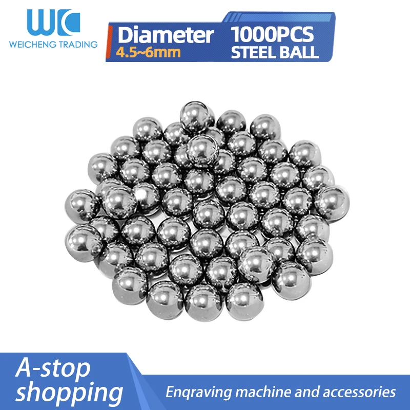 

Solid bearing steel ball Miniature precision steel ball 4.5mm 4.763mm 5mm 5.556mm 5.953mm 6mm ball GCR15 bearing steel ball