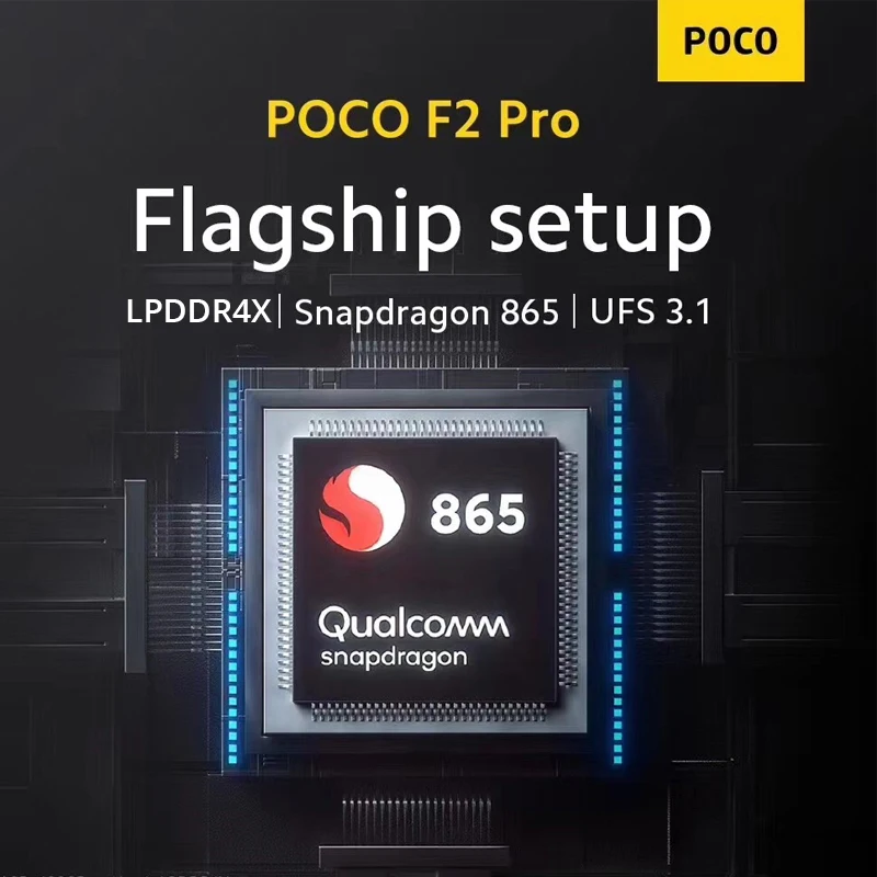 Xiaomi глобальная версия POCO F2 Pro 6 ГБ 128 5G Смартфон Snapdragon 865 4700 мАч 30 Вт Быстрая зарядка
