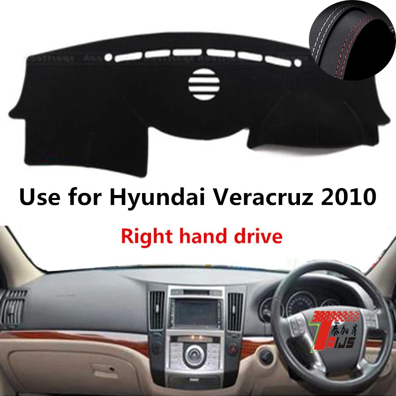 

: TAIJS Factory Classic Protective Leather Car Dashboard Cover For Hyundai Veracruz 2010 Right hand drive