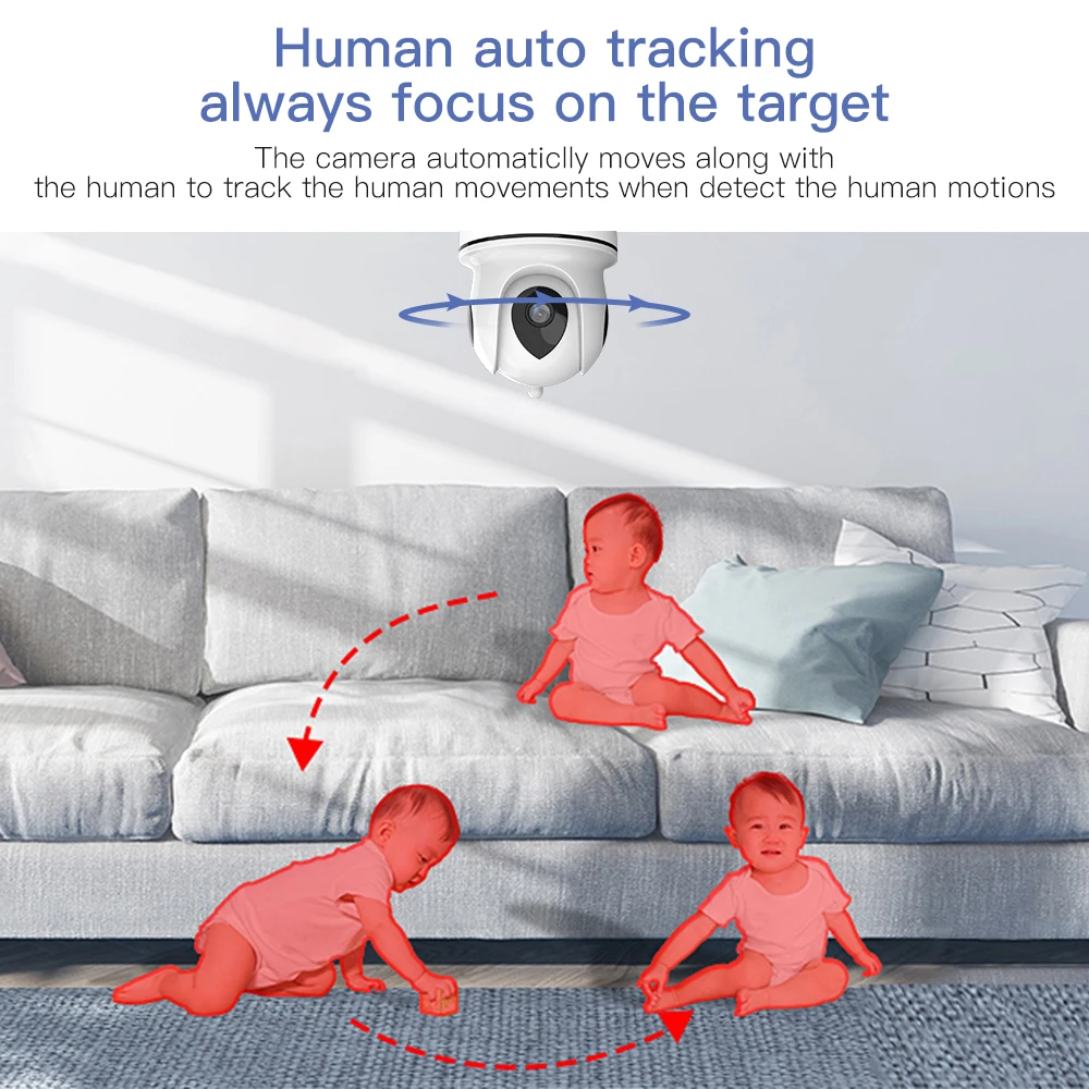 IP-камера Vstarcam CS26Q 4 МП 2 4G бытовая Wi-Fi