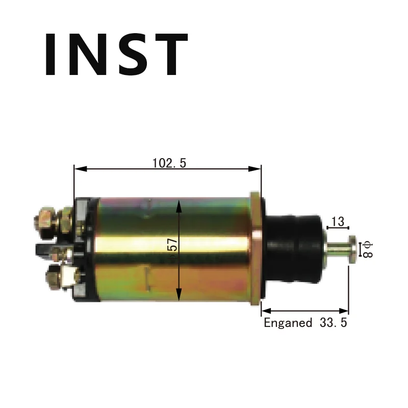 

ELECTROMAGNETIC SWTICH SOLENOID FOR 12V 10457061 10457151 231927 66-8406 10457061 10457151 10478614 D937A AME0300