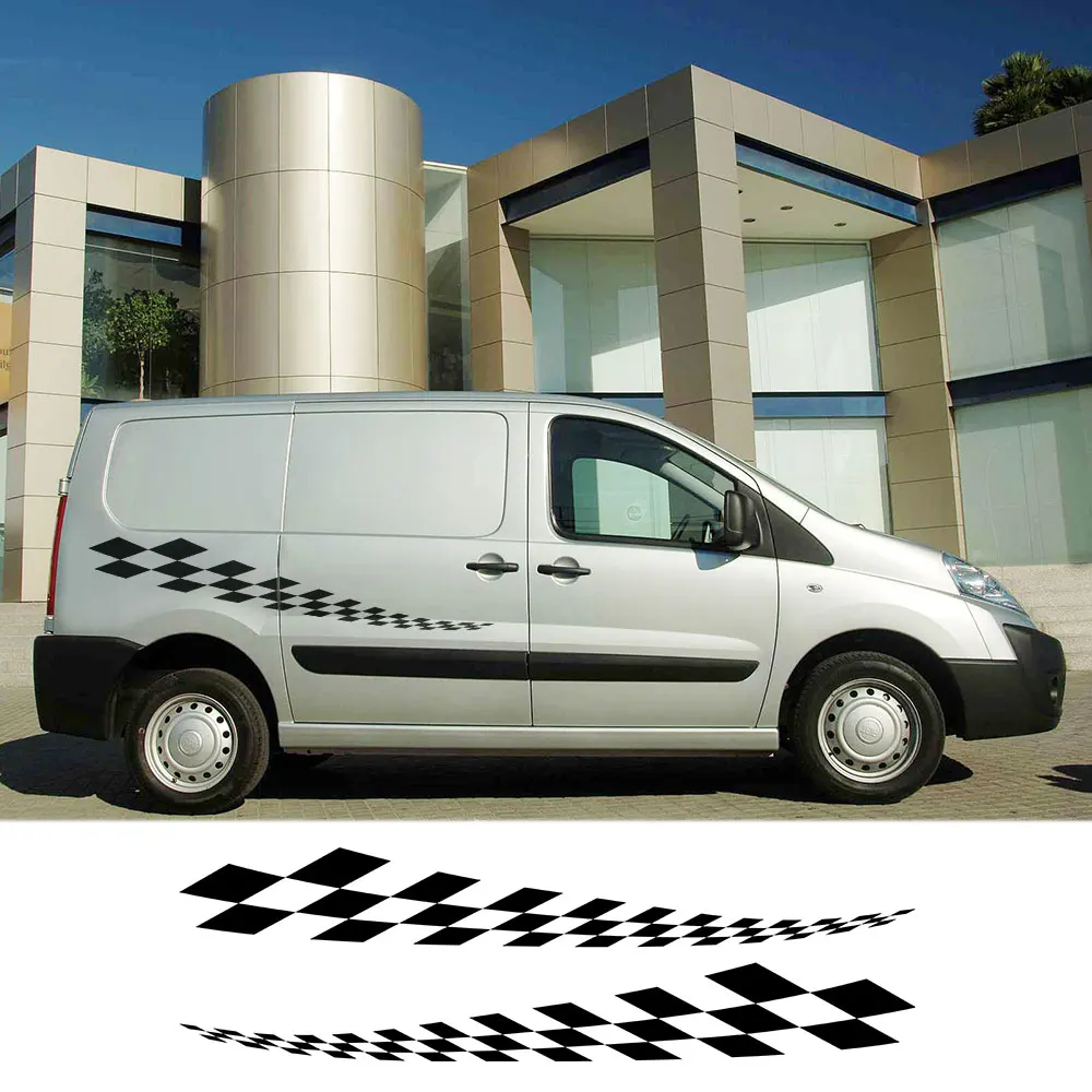 

2 шт., виниловые наклейки на автомобиль Fiat Scudo