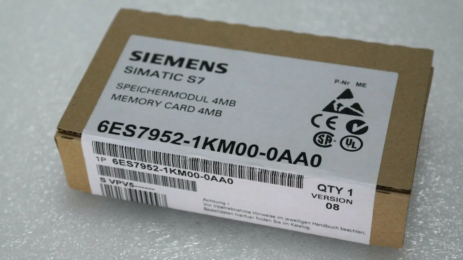 Новая карта памяти SIEMENS 6ES7952 1KM00 0AA0 бесплатная доставка|Автоматизация зданий| |