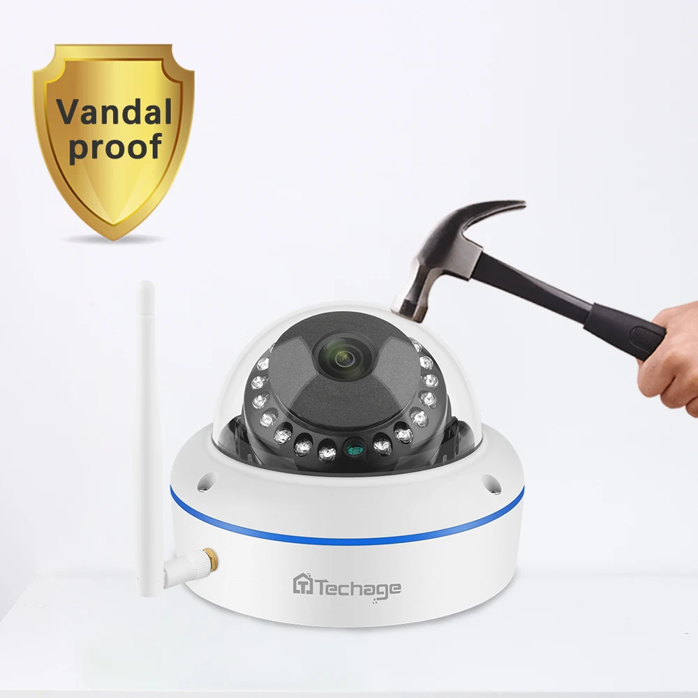 Беспроводная система видеонаблюдения Techage 8 каналов 1080P 2 МП Wi-Fi | Безопасность и