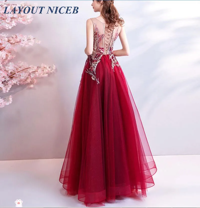 Вечернее платье кружевное с аппликацией из бусин robe de soiree женское официальное вечернее платье abiye gece elbisesi vestido de festa