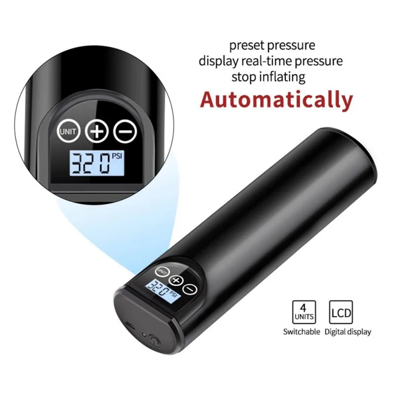 Precio Bomba De Aire Recargable De 150PSI Para Inflar Neumáticos, Compresor Portátil Inalámbrico, Bomba De Llanta Para Coche, Balones Para Neumáticos De Bicicleta Y Coche