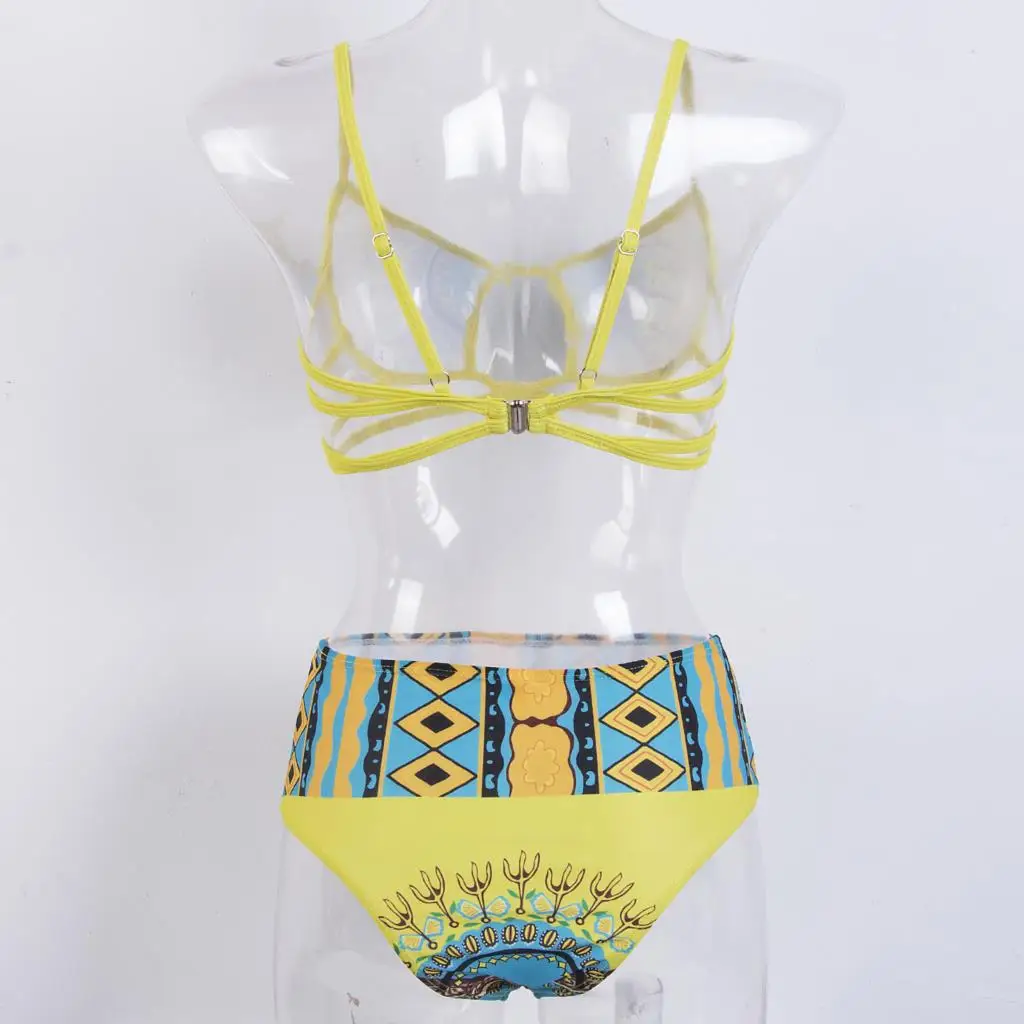 

Women Bandage Bikini Set Swimwear Push-up Padded Bra Swim Bathing Suit Summer Women Swimsuit