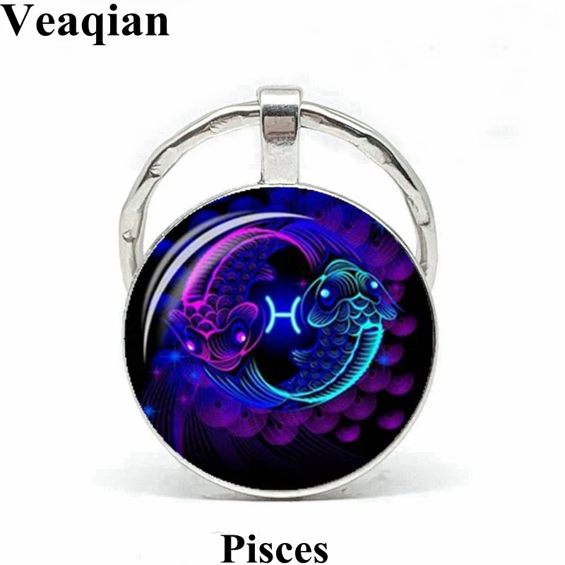 Брелок со знаком зодиака 12 созвездий | Украшения и аксессуары