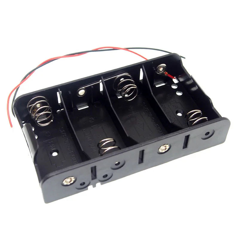 10 шт. 4 упаковки держатель для аккумулятора 4x1 5 в|box aa|case carrierbox cd case |
