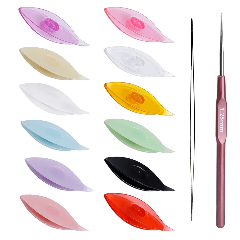 

7 PCS Tatting Shuttle Kit With Comfortable Grip Tatting Needles And Crochet Hook For Sewing Patterns Making Kits Set
