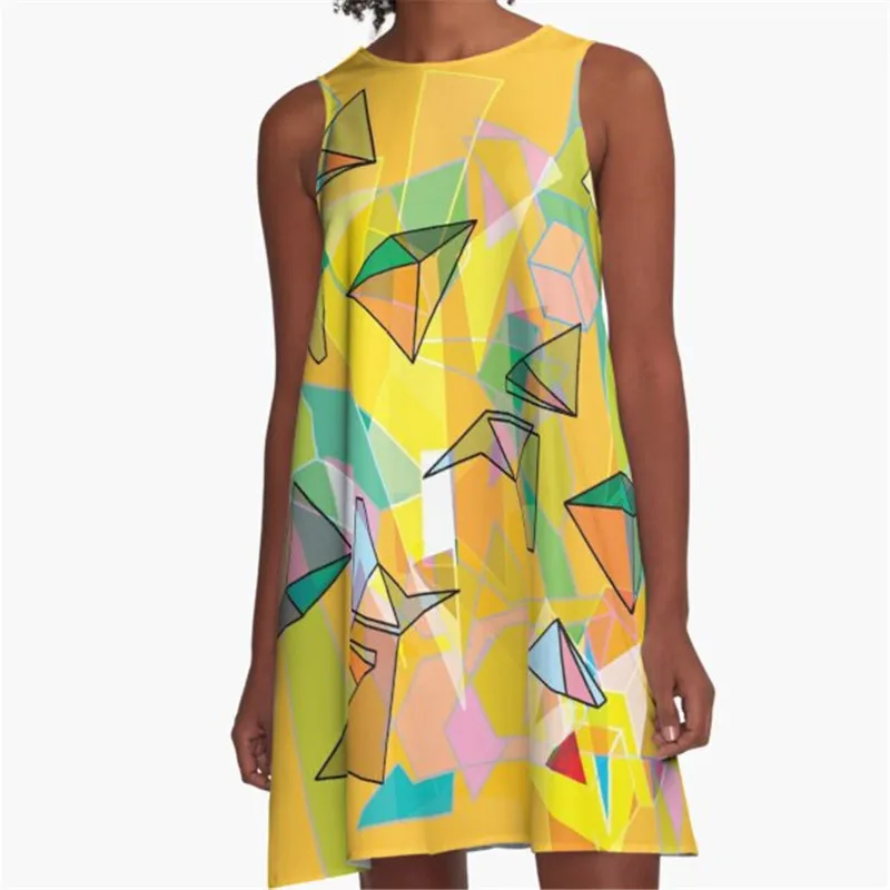 

Fashion Women summer dresse slumber white fox Printed A-Line Boho Dress for women harajuku Sexy ladies mini short beach dress