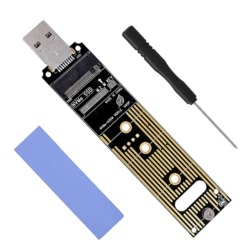 M.2 SSD на USB 3.1 Type A карта Pcie основе M Key жесткий диск конвертер считыватель |