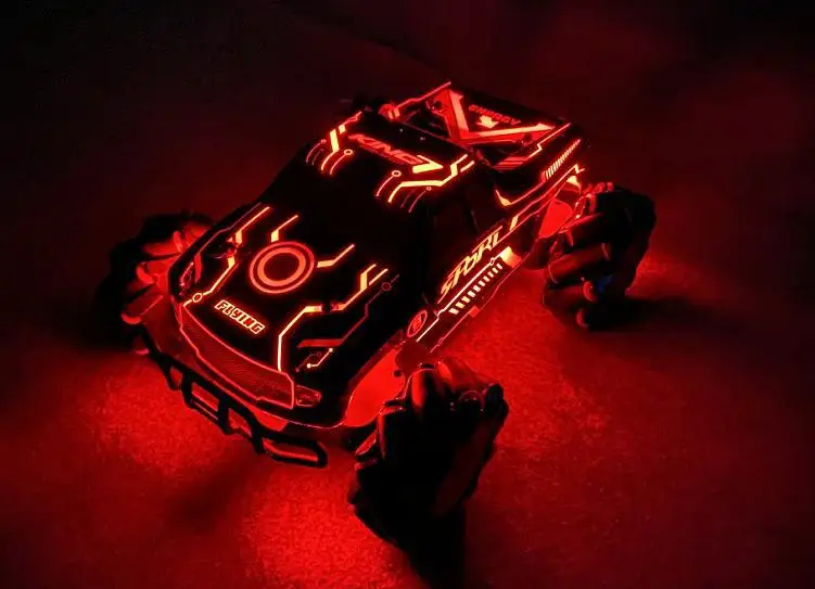 

RC Car Four-wheel Drive Gesture Sensing Dual RC Light Music Dancing Rotating Off-road Climbing Car