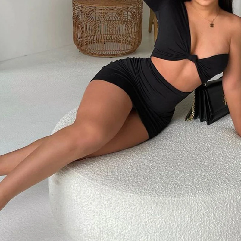 BKLD Y2K 2021 майки летние сексуальные асимметричные однотонные женские модные