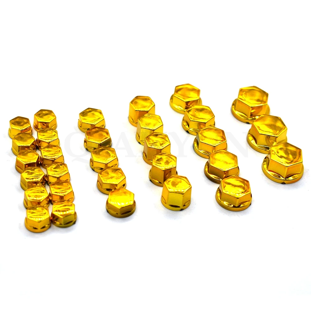 

30 шт./набор, хромированные гайки для мотоцикла Yamaha For Kawasaki