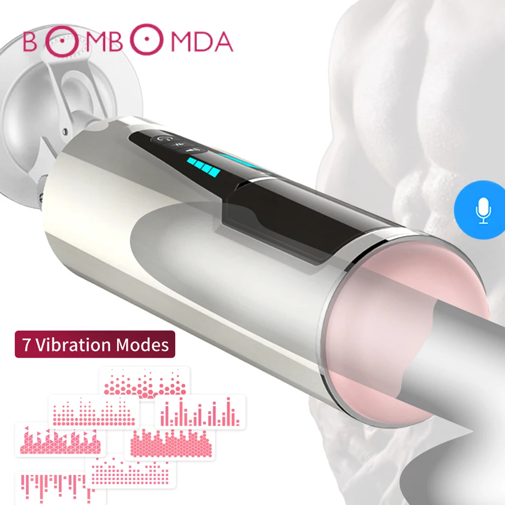 Автоматическая поршневая телескопическая ротация мужской мастурбатор для