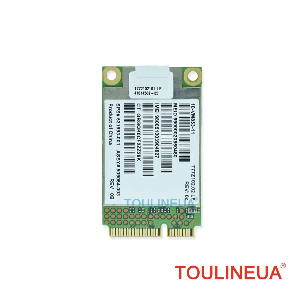 Беспроводная сетевая карта Gobi2000 UN2420 3G WWAN для ноутбука hp 2540P 2740P 8440P 8440W 8540P 8540W