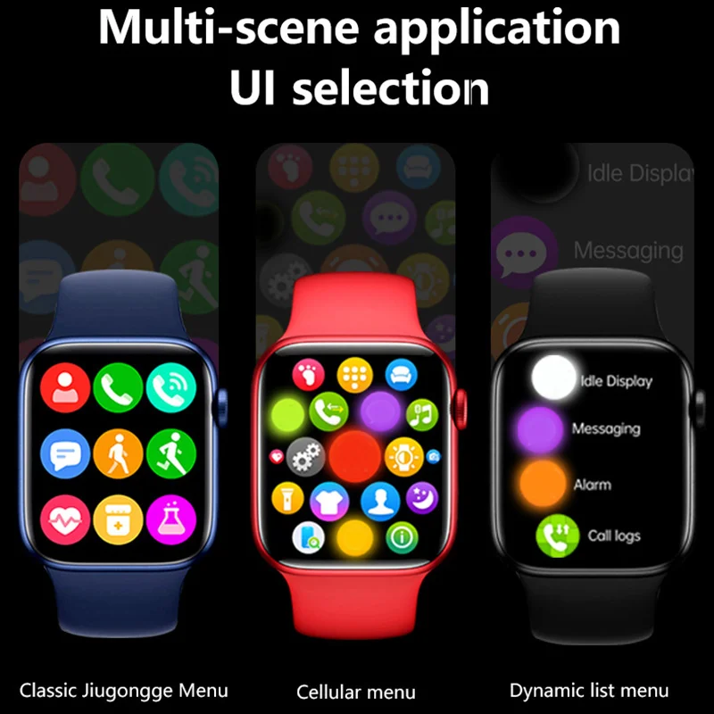 

Series 6 IWO 13 Max T500 + plus Smartwatch 1.75 "HD Waterproof Men Women Sports Fitness Smart Clock Bluetooth calls for IOS