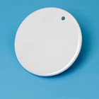 Круглые Пустые Керамические Подвески, рождественское оформление с веревкой