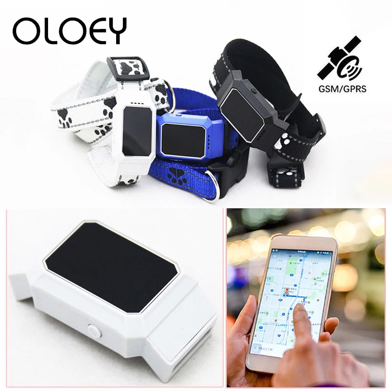 Умный ошейник с GPS-трекером для собак и кошек дистанционное перезаряжаемое