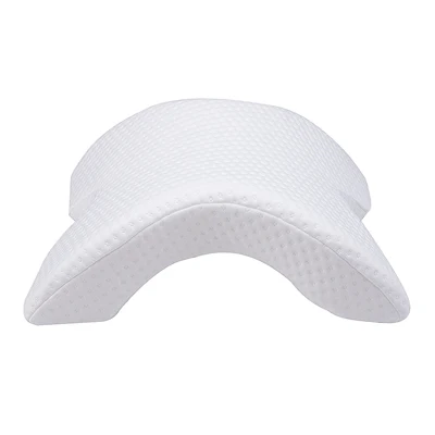 1pc Новая подушка из пены с эффектом памяти, анти-давление, защита рук, шеи, пара подушек, ледяной шелк, изогнутые, медленный отскок, постельные принадлежности, подушки - Цвет: 1pc