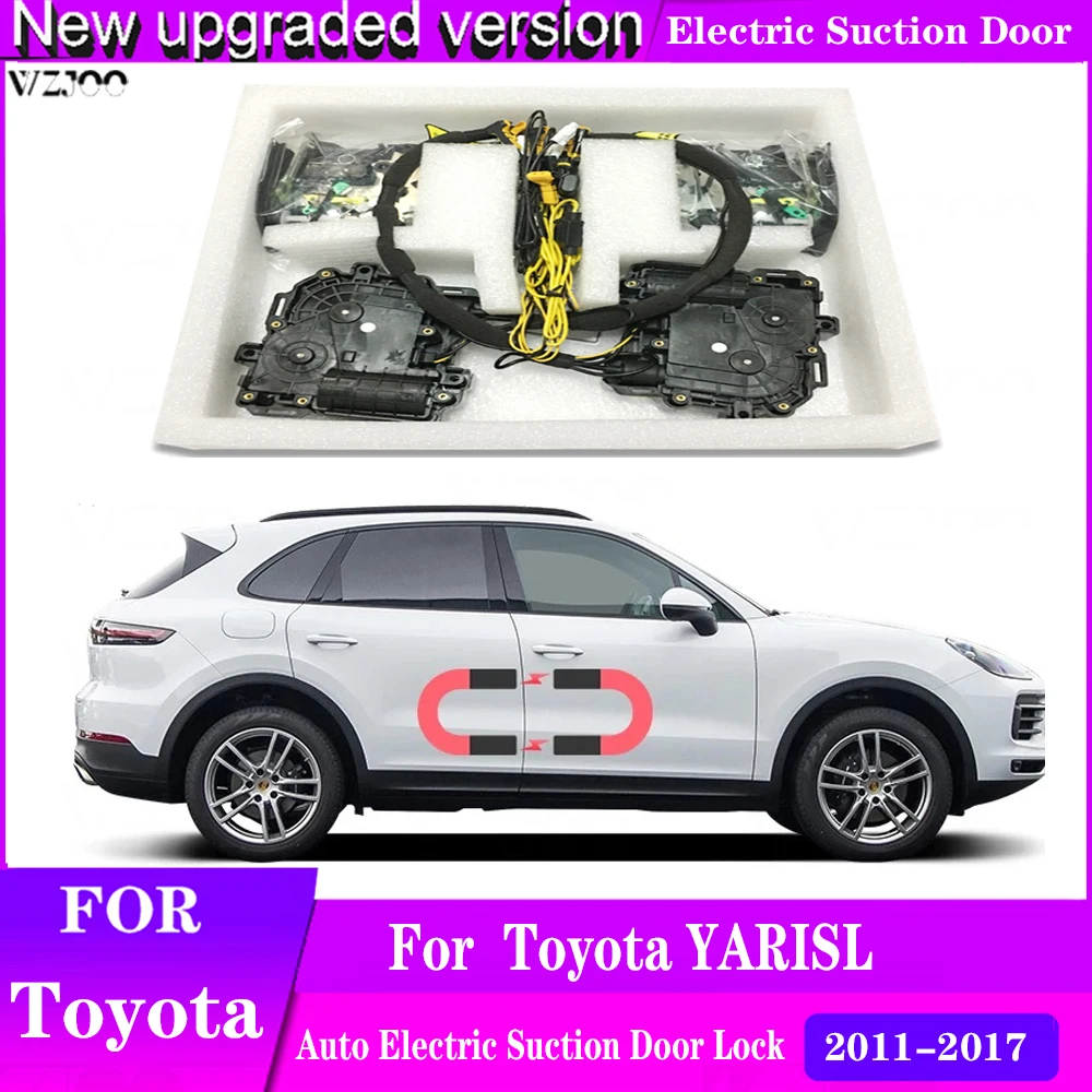 Умный автоматический Электрический Всасывающий дверной замок для Toyota YARISL 2011 2017