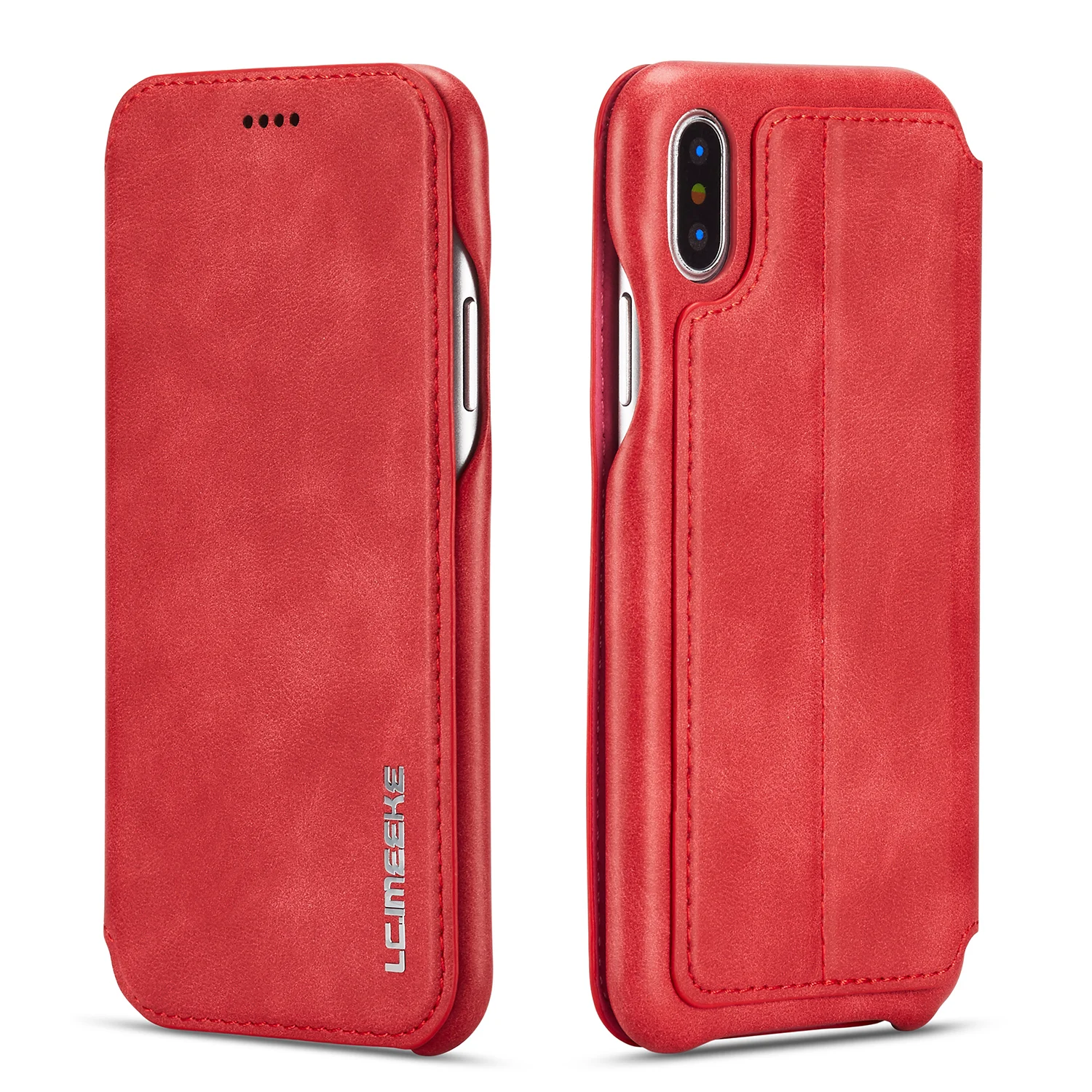 

Magnetic Classic Leather Case For iPhone X / XS / XR / XSMAX Flip Card Slot Stand Cover Funda Para Coque Skin Funda Para Skin