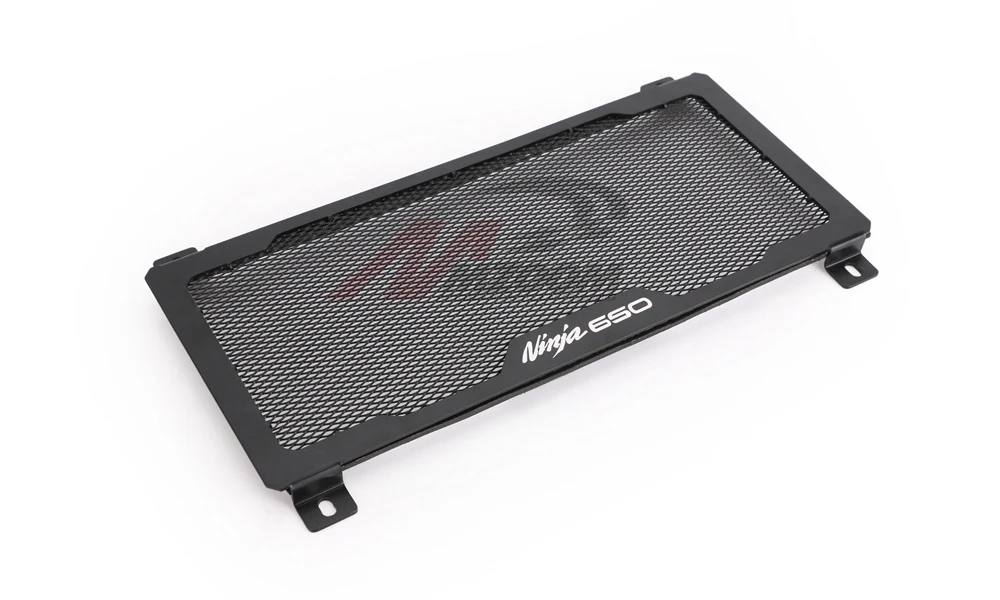 BLACK Motorcycle Radiator Guard Grille Oil Cooler Cover Street Bike Racing For KAWASAKI Z650 NINJA650 NINJA 650