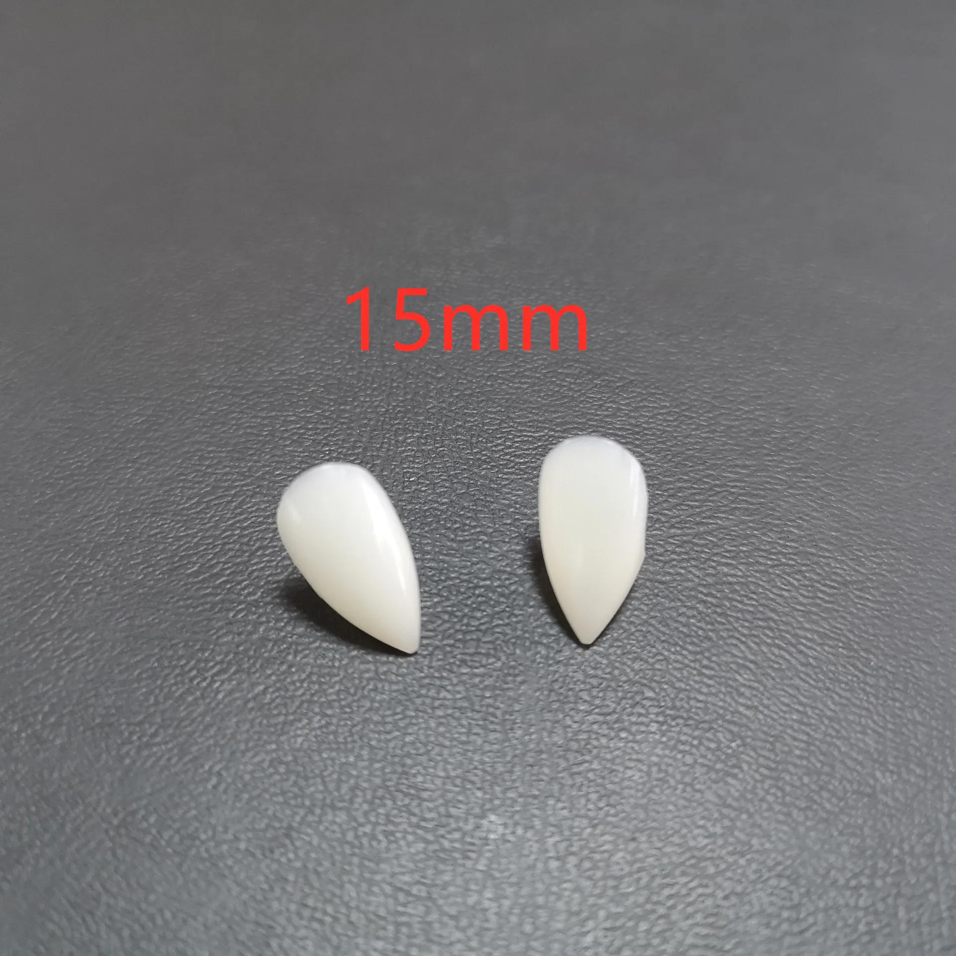15MM Костюм на Хэллоуин реквизит зубы Вампира Клыки протезы реквизит партии сувениры маска праздник DIY украшения ужас взрослый для детей - Цвет: 15MM