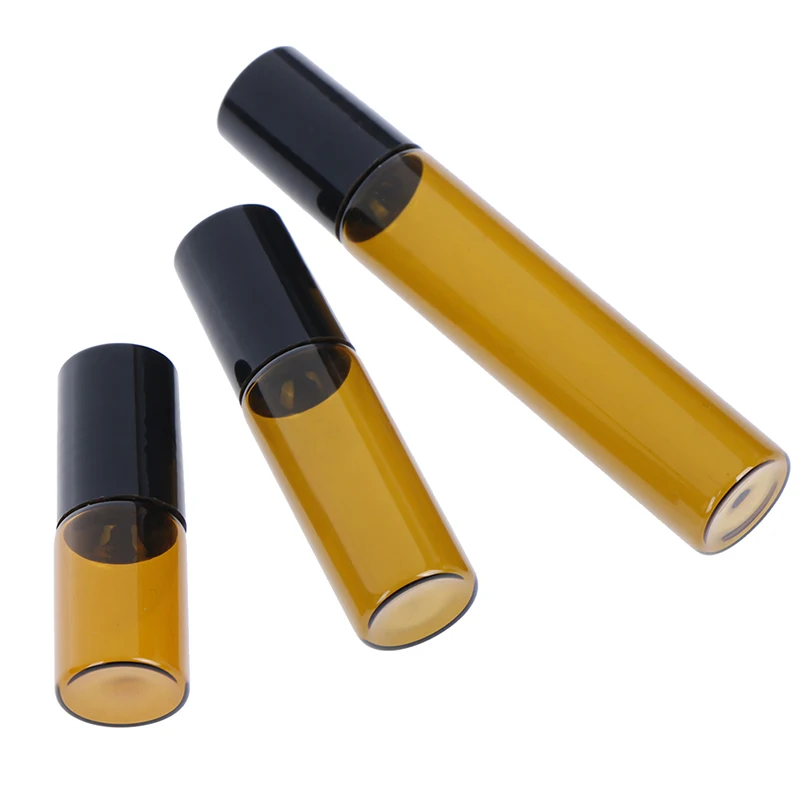 Лидер продаж 2/5/10 шт. коричневый тонкий стеклянный рулон в бутылке для парфюмерии