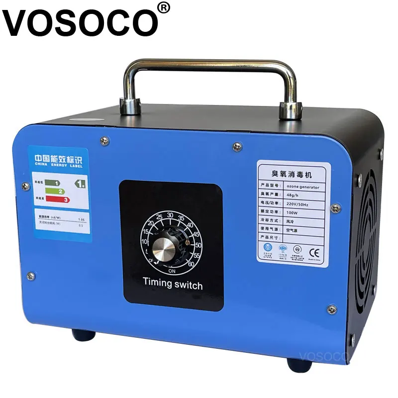 

Ozone Generator timing 48g/h Ozone Machine Metal Purifier Air cleaner Disinfection Sterilization Cleaning Formaldehyde 220V 110V