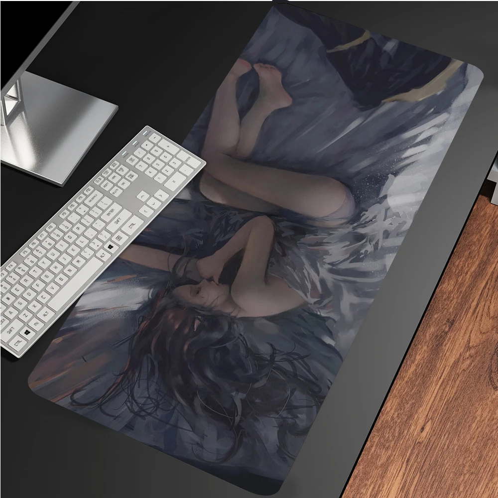 

Ghostblade Princess Anime Mouse Pad Mouse Computer Gamer Desk Kawaii Accessories Pad on the Table Mousepad Speed Deskpad Deskmat