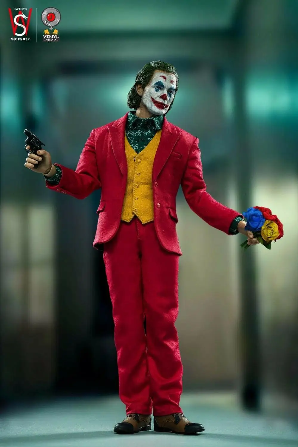 

Best Sell SWTOYS FS027 VINYL STUDIO-V003 1/6 set Clown Joaquin Phoenix Figure Body W/Suit For Collection