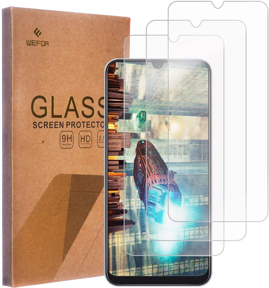 [3 Pack] для Samsung Galaxy A10S A20S A30S A40S A50S A70S закаленное стекло защиты экрана с пожизненной