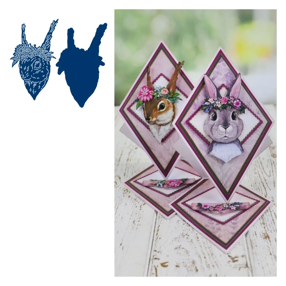 

Floral Squirrel Metal Cutting Die Scrapbook Embossed Paper Card Album Craft Template Cut Die Stencils New for 2021 Arrive