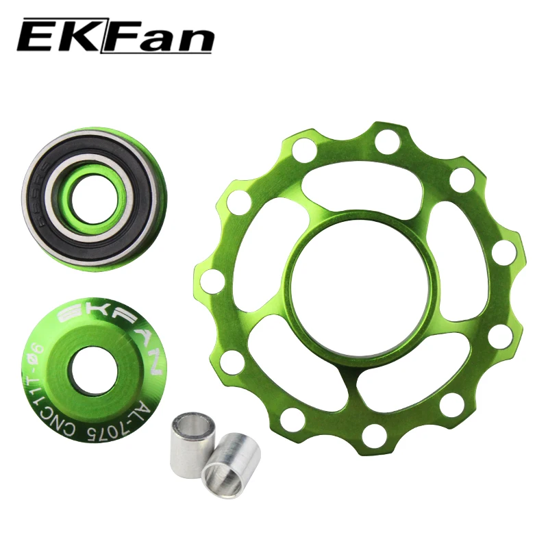 EKFan 11T Алюминиевый сплав MTB велосипедный задний переключатель шкив для катания на