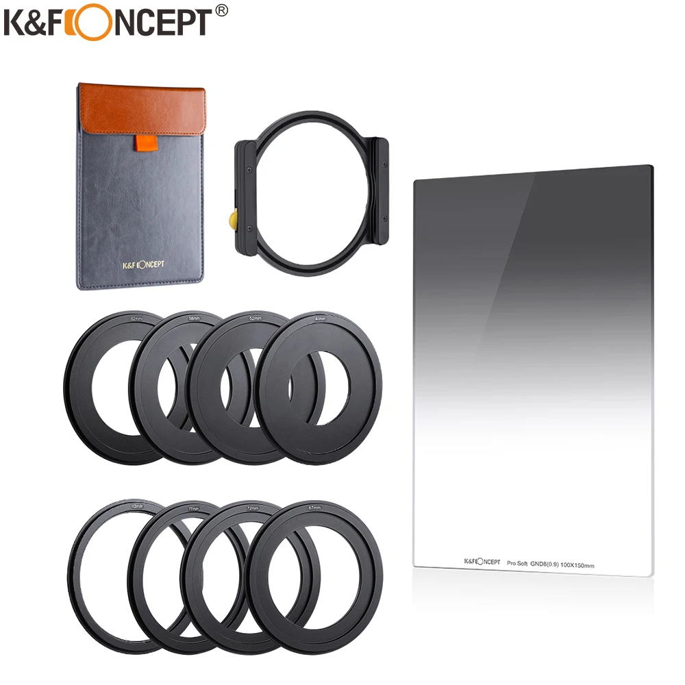 Квадратный фильтр K & F Concept GND8 100*150 мм многослойный нейтральной плотности с одним