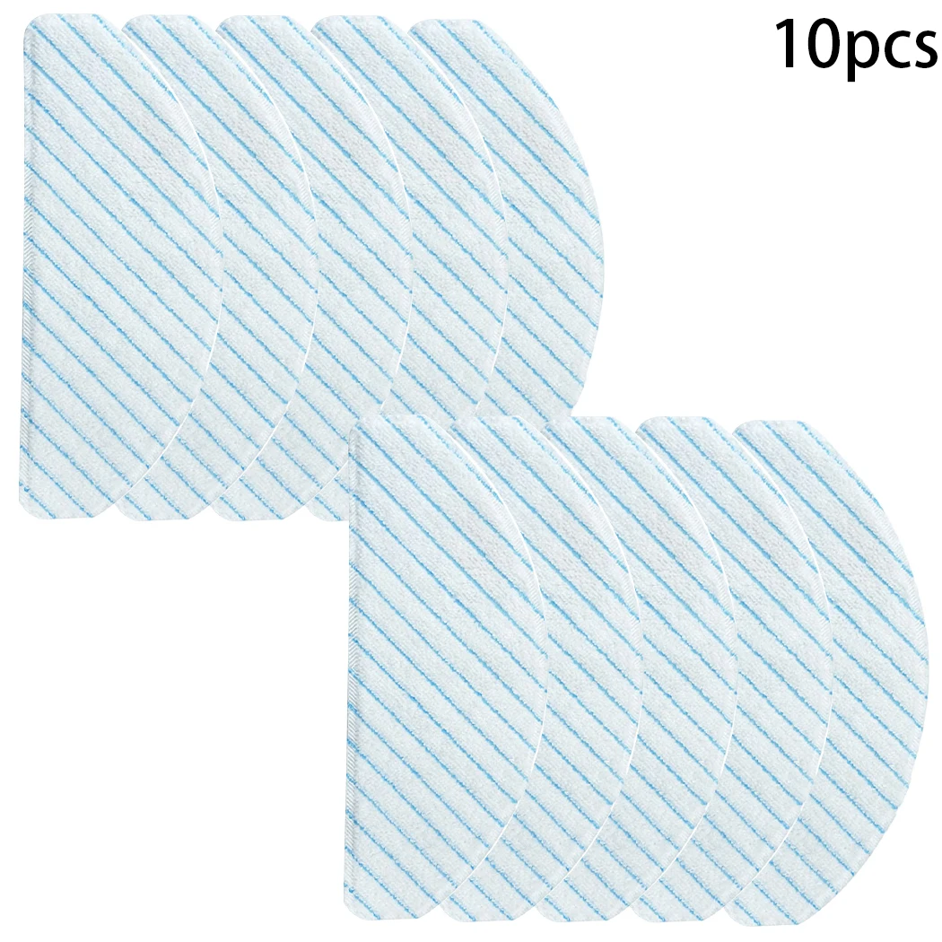

10 Pack Strong Rag For Ecovacs Deebot Ozmo T8 Aivi T8 MAX Vacuum Cleaner Parts Rags Mopping Cloth Mop Cloths Clenaing Pads