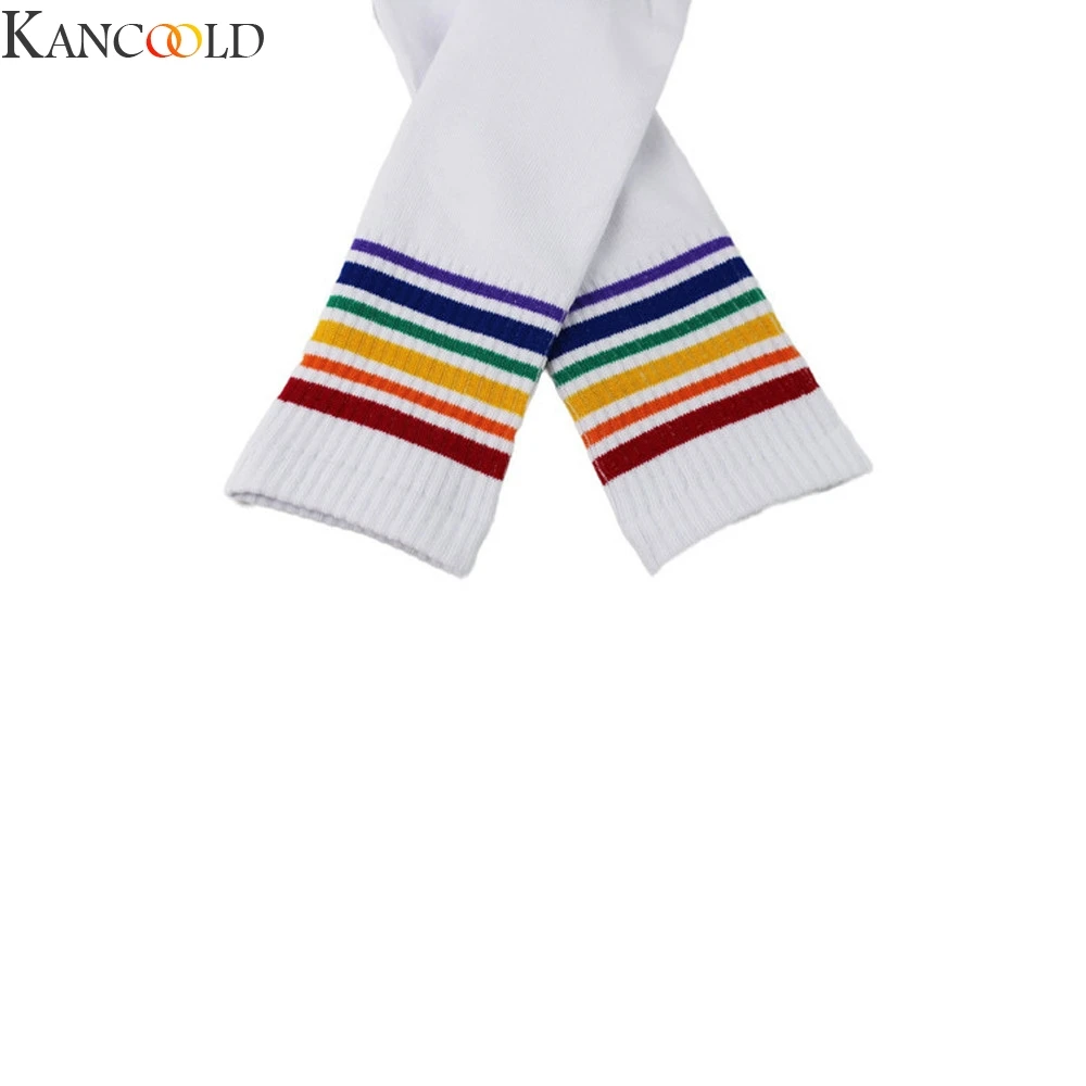 Женские Зимние Гольфы выше колена длинные Хлопковые гольфы теплые мягкие