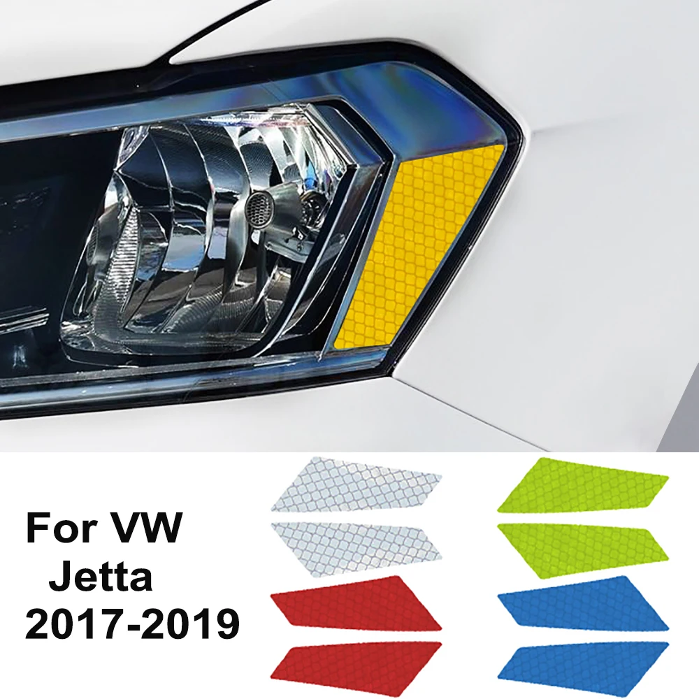 

Светоотражающие наклейки для автомобильных фар Volkswagen VW Jetta 2017-2019