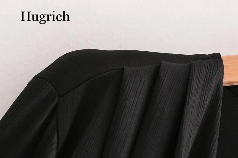 

Women Retro Sexy Cross V Neck Long Sleeve Black Bodysuit Shirt Casual Pleated Siamese Blouse Playsuits Femininas Blusas