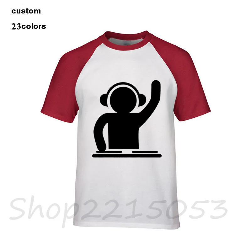 2020 Мужская футболка в стиле хип хоп с музыкой My DJ хлопковая Футболка логотипом