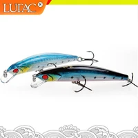 fishing lure lutac black minnow 90mm 9 3g sinking pesca jerkbaits artificial tackle