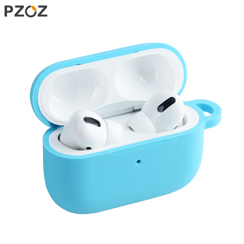 Чехол PZOZ для airpods pro силиконовый беспроводной Bluetooth чехол apple 3 наконечника