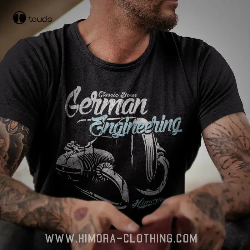 

B Motorrad Boxer German Engineering T-Shirt Black // Cafe Racer Biker Custom Aldult Teen Unisex Digital Printing Xs-5Xl