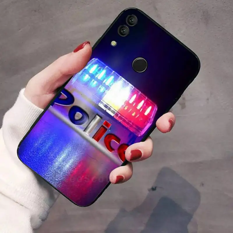 

Police Symbol Phone Case For Huawei Y5 Y6 II Y7 Y9 PRIME 2018 2019 NOVA3E P20 PRO P10 Honor 10