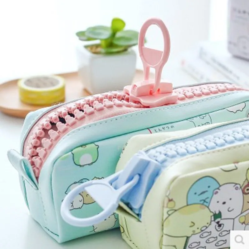 Милый пенал Sumikko guurashi для школы, Большой Вместительный чехол для карандашей, креативный чехол для канцелярских принадлежностей, школьные офисные принадлежности Zakka